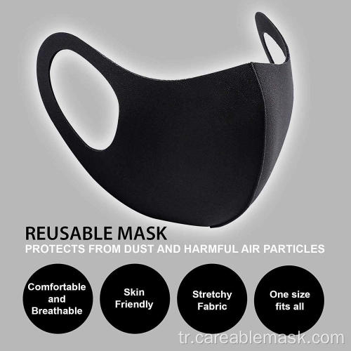 Moda Yıkanabilir Polyester Yüz Maskesi Yeniden Kullanılabilir